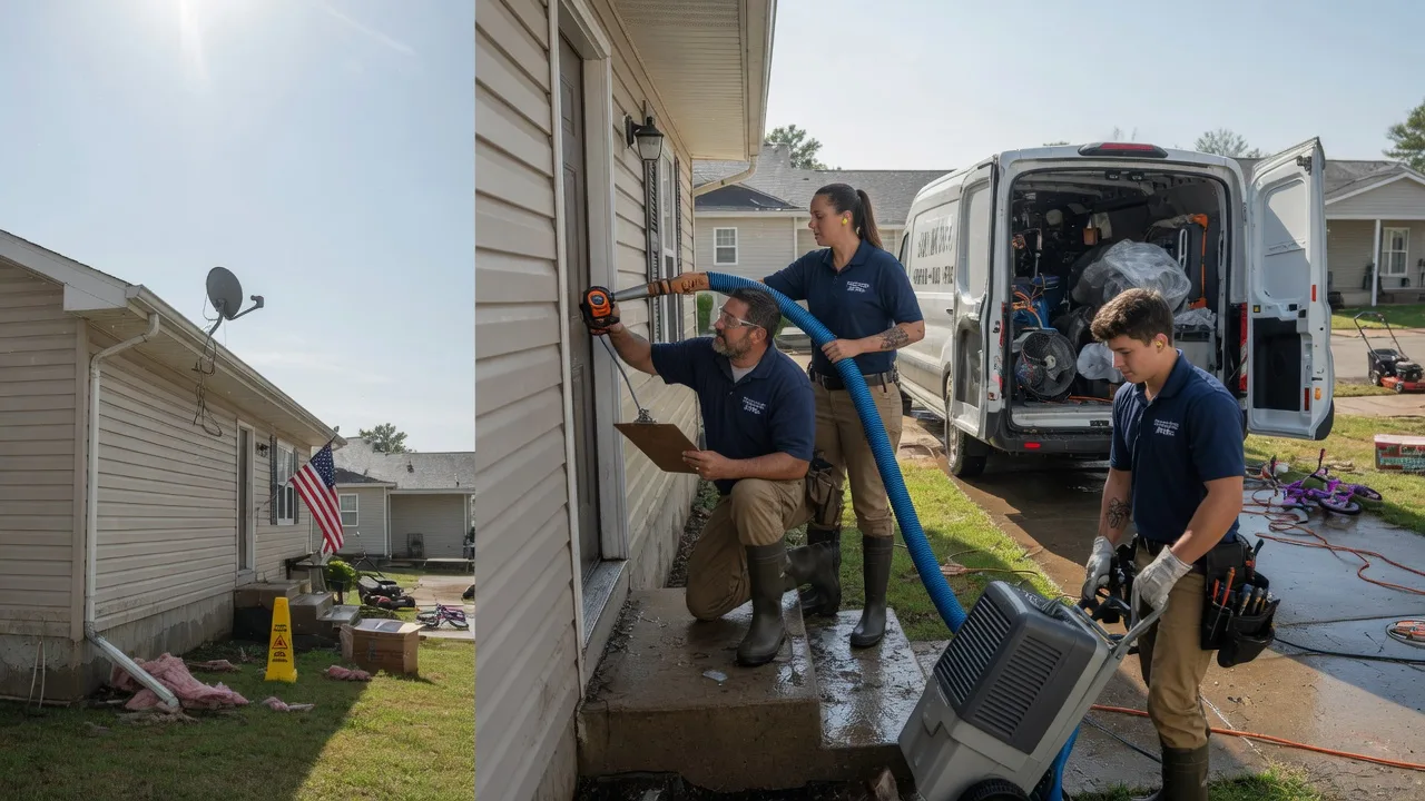 Ceiling Water Damage Restoration in Horace, ND near me